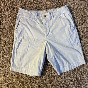 American Eagle 7” Next Level Flex Shorts 31 W Carolina/Sky Blue. Never worn!